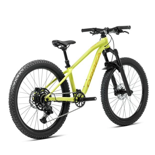 Bicicletă copii MTB Trail Orbea LAUFEY 24 H30 - Spicy Lime | Corn Yellow (Gloss)