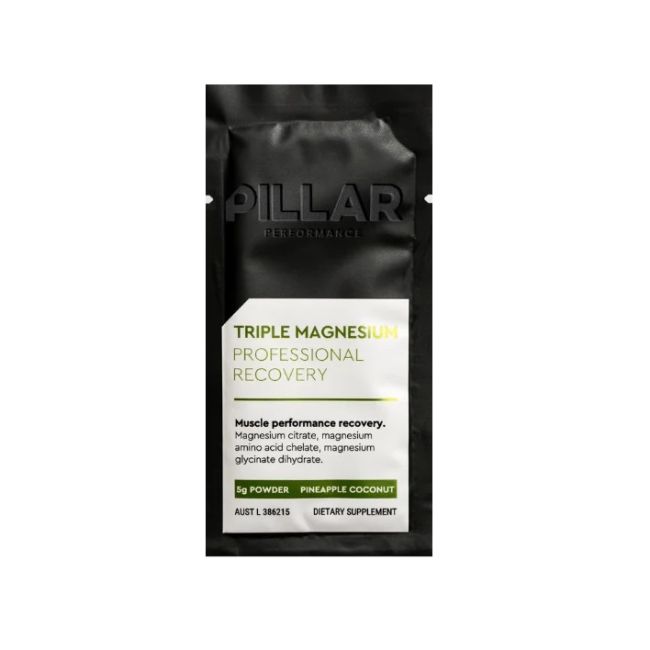 Pillar Performance - supliment magneziu Triple magnesium powder (New formula) - aroma ananas si cocos - plic 5g