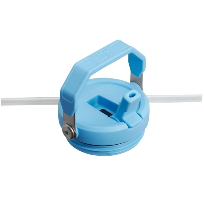 Stanley - termos tip sticla cu pai - Flip Straw Tumbler - albastru intens azur - 890 ml - Personalizat Trisport - Garmin