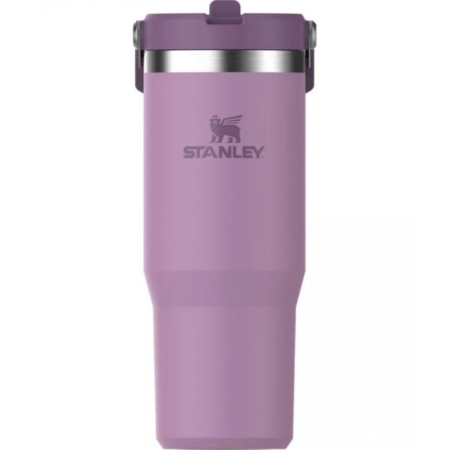 Stanley - termos tip sticla cu pai - Flip Straw Tumbler - mov deschis lila - 890 ml