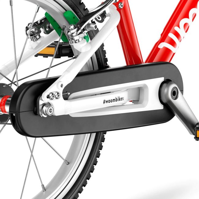 Woom - bicicleta copii 14" Woom 2, varsta recomandata 3-4,5 ani (95-110cm) - 5kg - galben fluo lizard lime