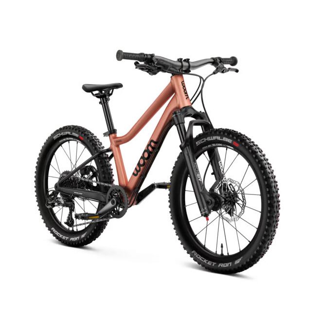 Bicicleta copii Woom 4 OFF AIR - generatia 2 - cu roti 20" cupru