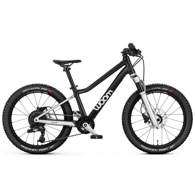 Bicicleta copii Woom 4 OFF AIR - generatia 2 - cu roti 20" negru