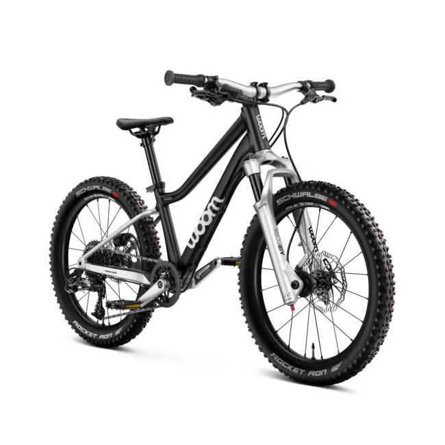 Bicicleta copii Woom 4 OFF AIR - generatia 2 - cu roti 20" negru