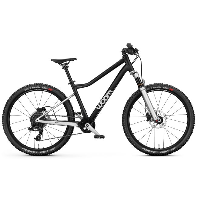 Bicicleta copii Woom 5 OFF AIR - generatia 2 - cu roti 24" negru