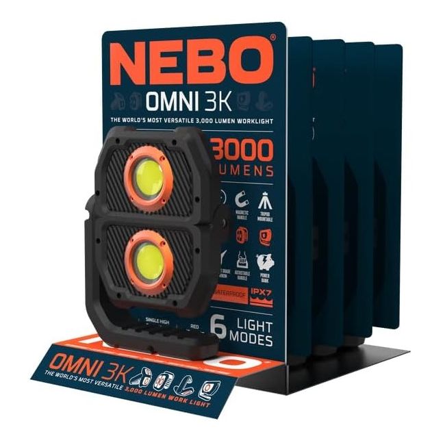 Nebo - lanterna reincarcabila Omni 3K, incarcare USB, 3000 lm