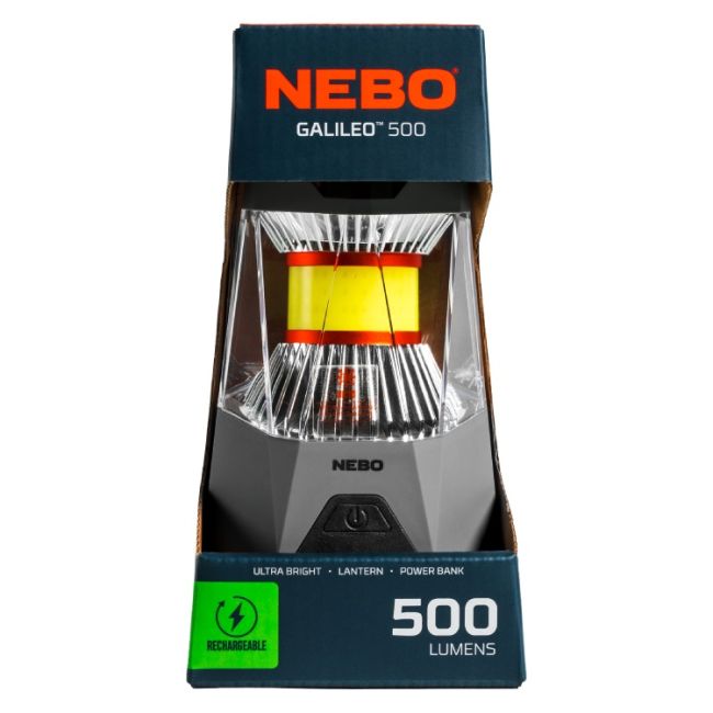 Nebo - lanterna reincarcabila camping Galileo 500, incarcare USB