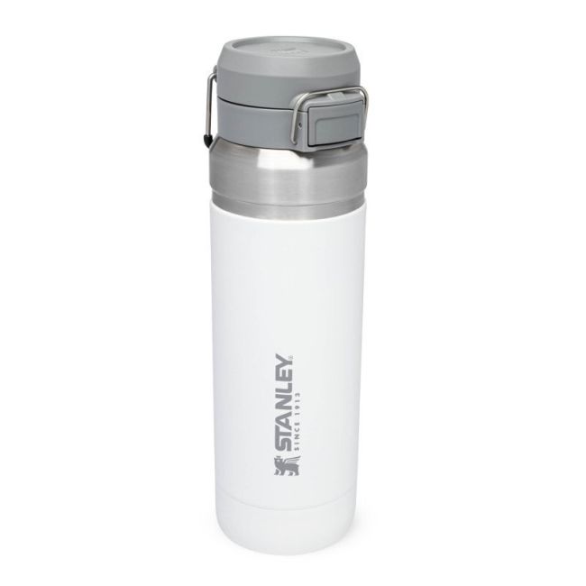 Stanley - termos tip bidon apa GO Quick Flip Water Bottle - alb polar - 1.06 Litri
