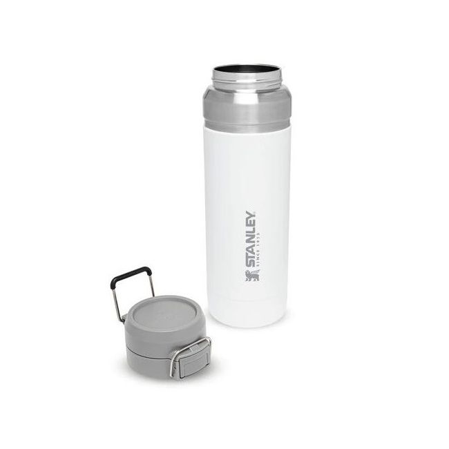 Stanley - termos tip bidon apa GO Quick Flip Water Bottle - alb polar - 1.06 Litri