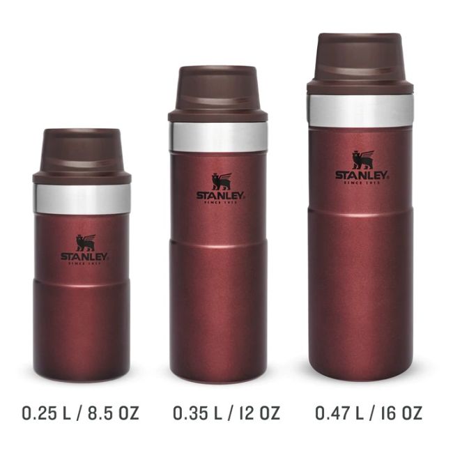 Stanley - termos tip cana cu buton Trigger Action Travel Mug - mov deschis liliac - 354 ml