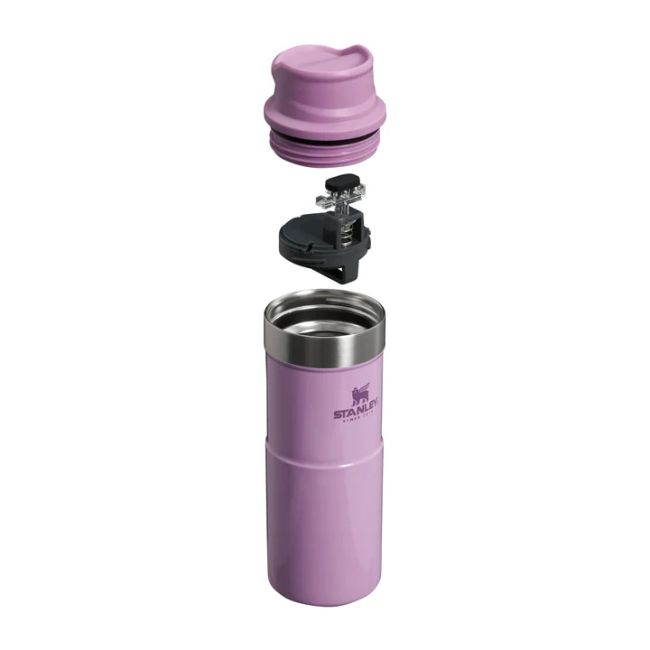 Stanley - termos tip cana cu buton Trigger Action Travel Mug - mov deschis liliac - 354 ml