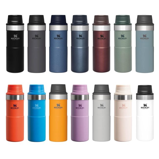 Stanley - termos tip cana cu buton Trigger Action Travel Mug - mov deschis liliac - 354 ml