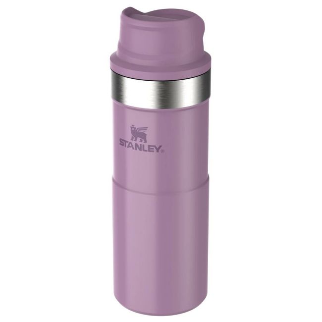 Stanley - termos tip cana cu buton Trigger Action Travel Mug - mov deschis liliac - 354 ml
