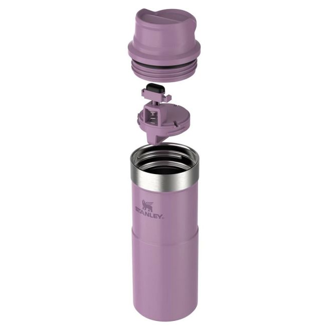 Stanley - termos tip cana cu buton Trigger Action Travel Mug - mov deschis liliac - 354 ml