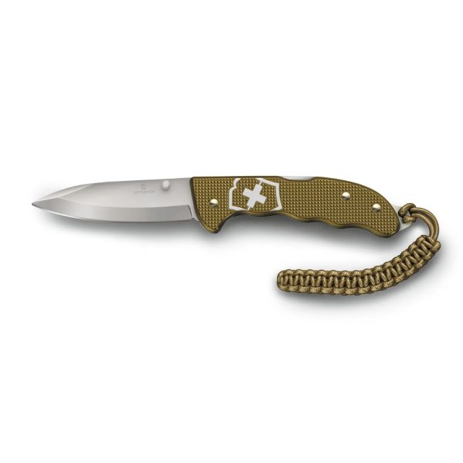 Victorinox - briceag Evoke Alox Limited Edition terra brown 2024, 5 functii - maro verde kaki