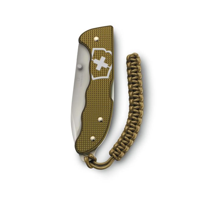 Victorinox - briceag Evoke Alox Limited Edition terra brown 2024, 5 functii - maro verde kaki