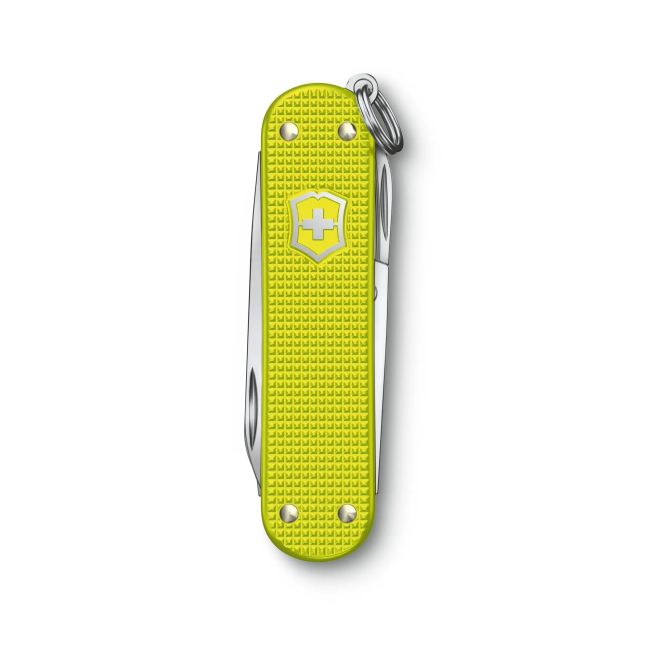 Victorinox - briceag clasic gama SD Alox Limited Edition 2023 - verde galben neon