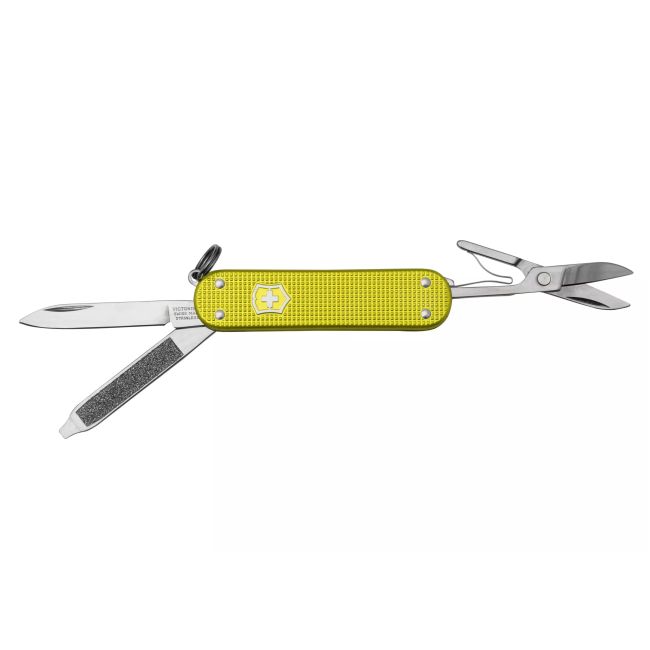 Victorinox - briceag clasic gama SD Alox Limited Edition 2023 - verde galben neon