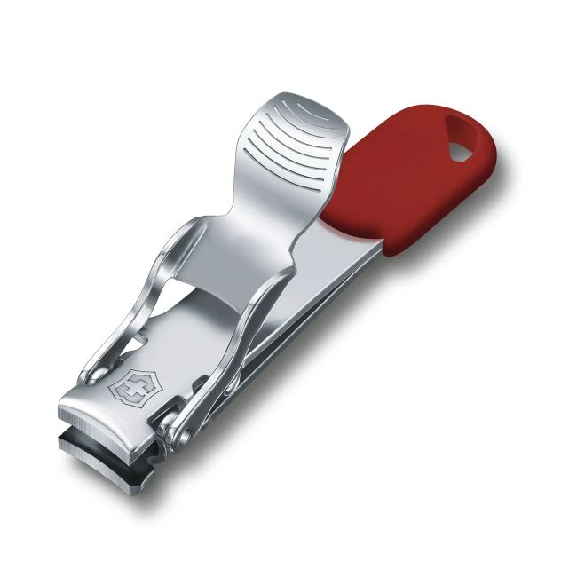Victorinox - unghiera Nail Clipper design elvetian - argintiu rosu