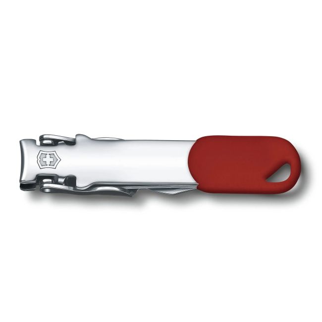Victorinox - unghiera Nail Clipper design elvetian - argintiu rosu