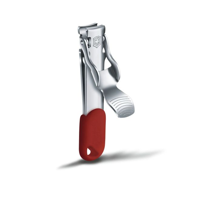 Victorinox - unghiera Nail Clipper design elvetian - argintiu rosu
