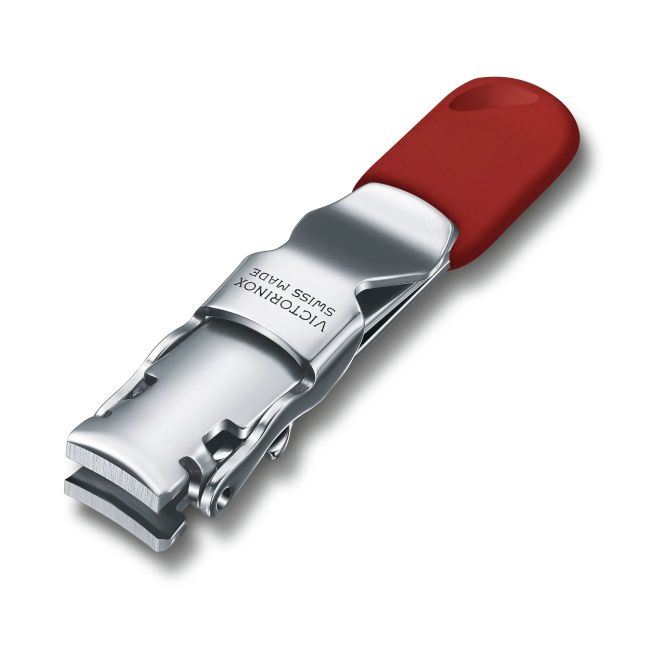 Victorinox - unghiera Nail Clipper design elvetian - argintiu rosu