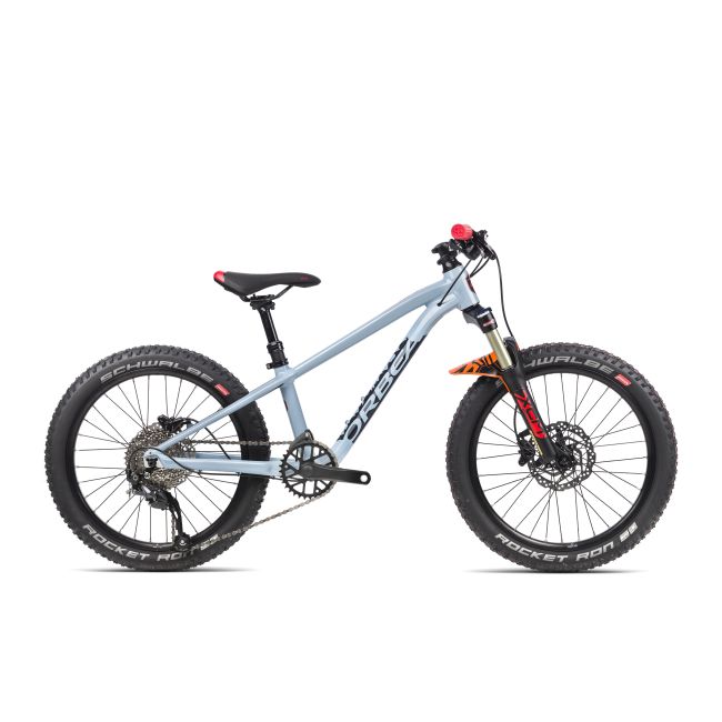 Orbea LAUFEY 20 H20 Bluish Grey - Bright Red - măsura 20 - bicicletă copii MTB Trail