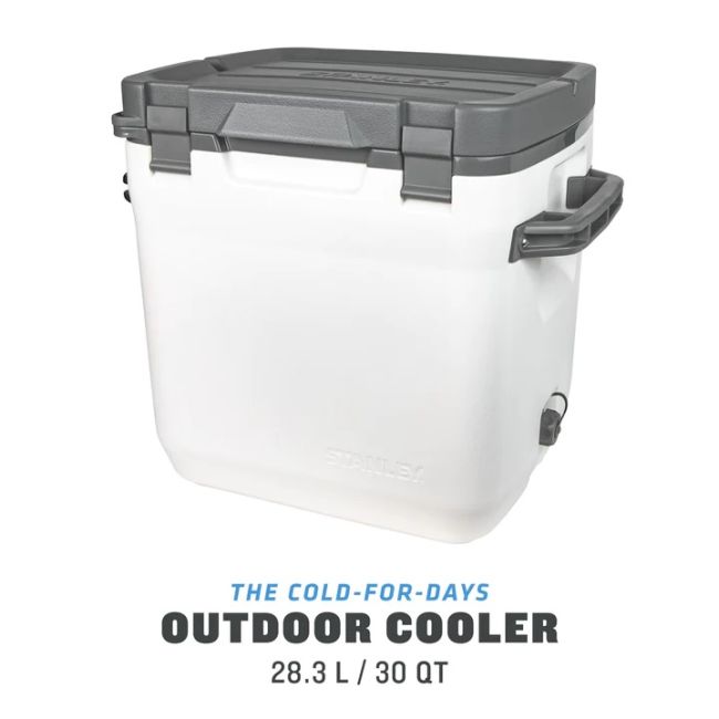 Stanley - lada frigorifica Adventure Cold For Days Outdoor Cooler, alb gri inchis - 15.1 litri
