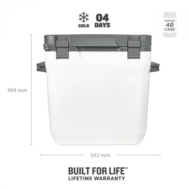 Stanley - lada frigorifica Adventure Cold For Days Outdoor Cooler, alb polar - 28.3 litri