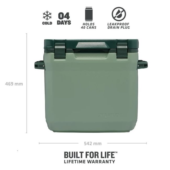 Stanley - lada frigorifica Adventure Cold For Days Outdoor Cooler, verde inchis - 28.3 litri