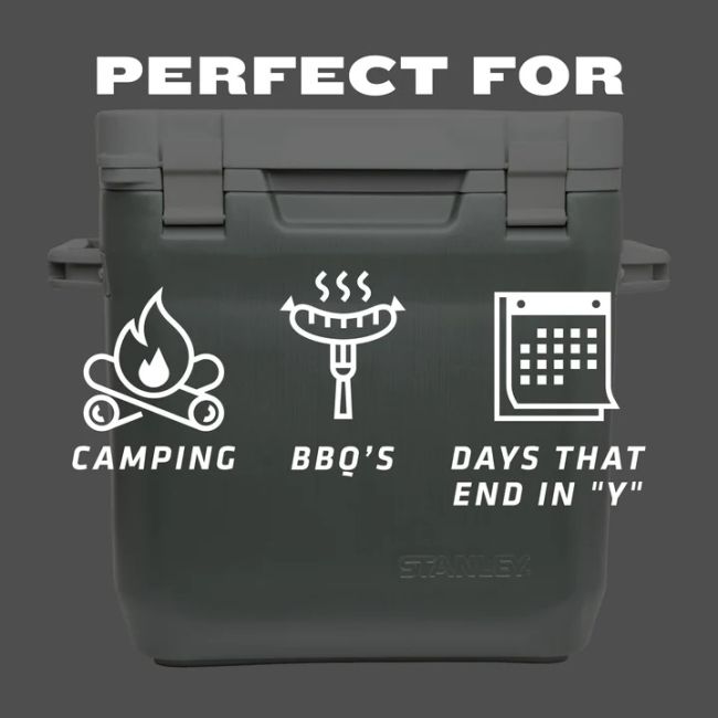 Stanley - lada frigorifica Adventure Cold For Days Outdoor Cooler, verde inchis - 28.3 litri