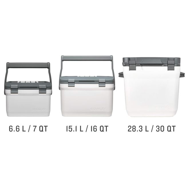 Stanley - lada frigorifica adventure series easy carry lunch outdoor cooler - alb polar 6.6Litri