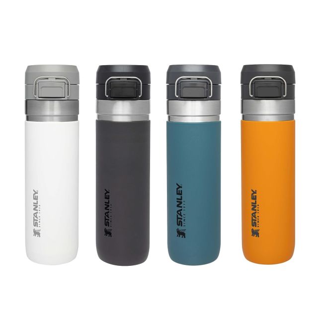 Stanley - termos tip bidon apa GO Quick Flip Water Bottle - alb polar - 1.06 Litri