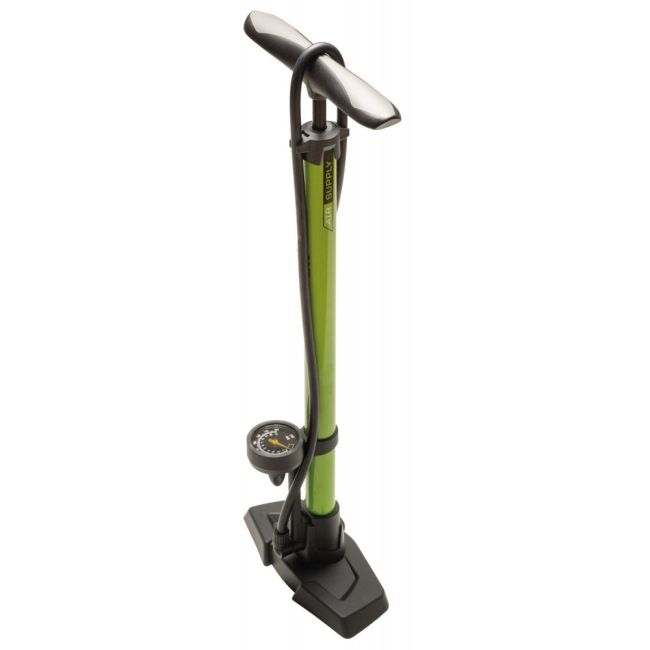 BikeFun - pompa podea bicicleta Sirocco steel - verde