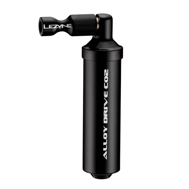 Lezyne - mini pompa CO2 bicicleta Alloy drive (fara cartus CO2) - negru lucios