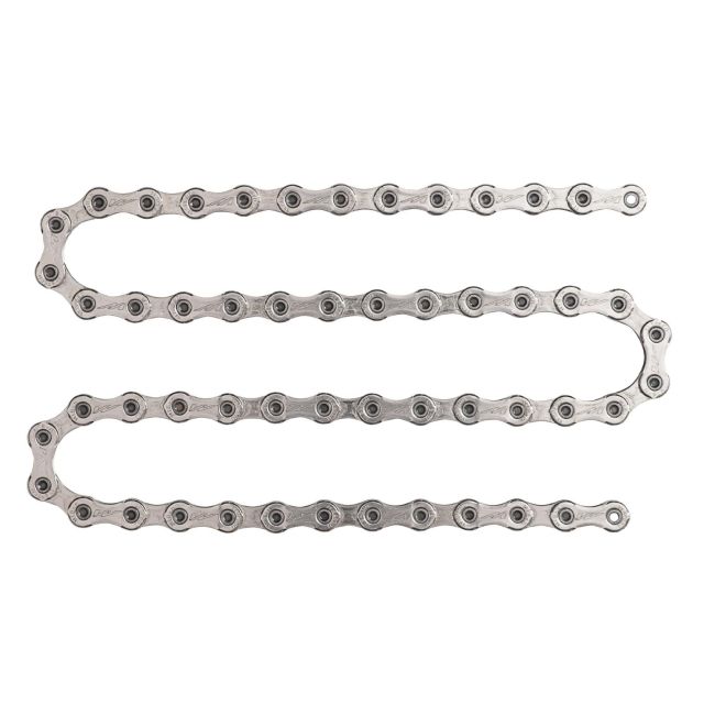 Miche - lant bicicleta electrica 12 viteze, 138 zale E-bike chain - gri argintiu