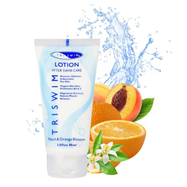 Triswim -  lotiune de corp aroma caise si flori de portocal mini after swim lotion - 90ml