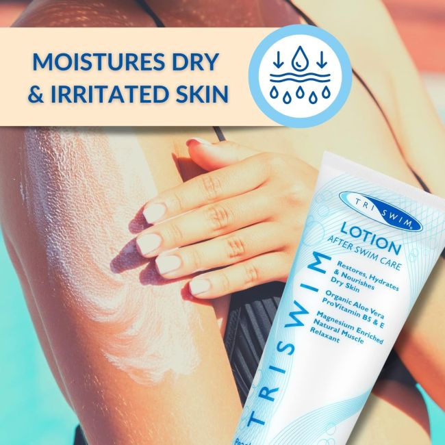 Triswim -  lotiune de corp aroma caise si flori de portocal mini after swim lotion - 90ml
