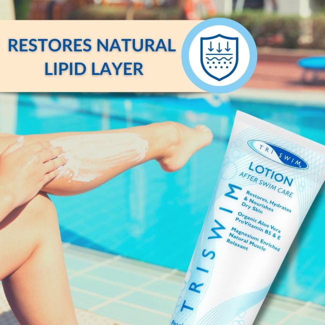 Triswim -  lotiune de corp aroma caise si flori de portocal mini after swim lotion - 90ml