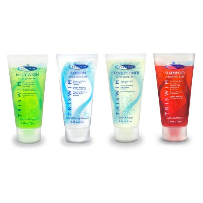 Triswim - gel de dus aroma caise si mango mini after swim Body wash - 90ml