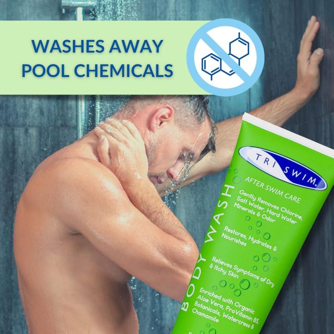 Triswim - gel de dus aroma caise si mango mini after swim Body wash - 90ml