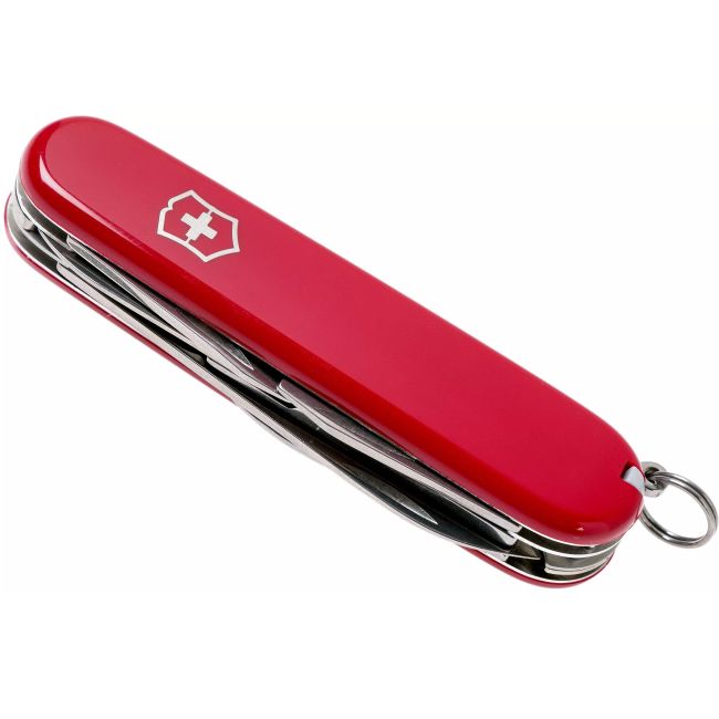 Victorinox - briceag Climber, 14 functii - argintiu rosu