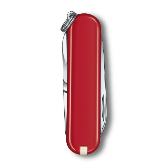 Victorinox - briceag classic SD style icon, 7 functii - argintiu rosu