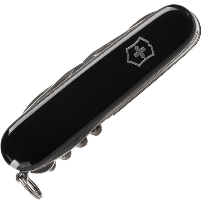 Victorinox - briceag pliabil Huntsman, 15 functii - argintiu negru