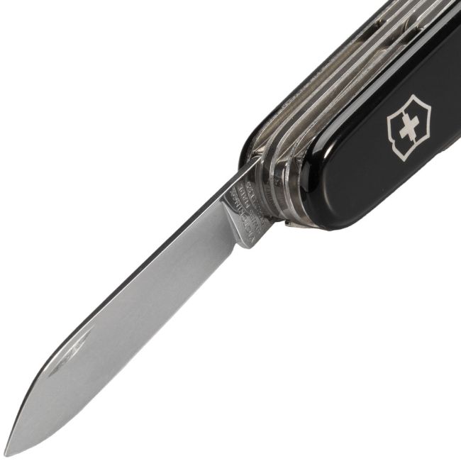 Victorinox - briceag pliabil Huntsman, 15 functii - argintiu negru