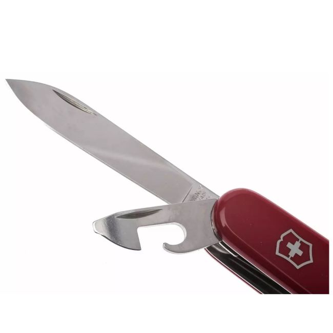 Victorinox - briceag pliabil Huntsman, 15 functii - argintiu rosu