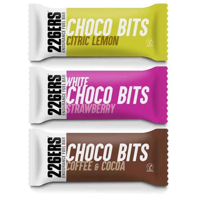 226ers - baton energizant endurance fuel bar - bucatele ciocolata choco bits lamaie - 60g