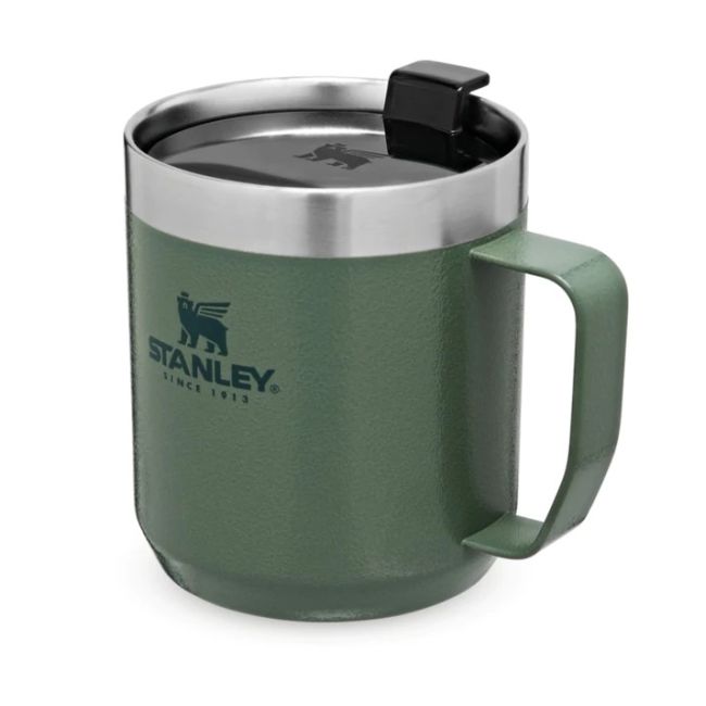Stanley - termos mic tip cana Classic Legendary Camp Mug - verde Hammertone - 350 ml