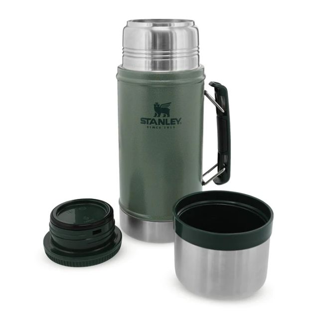 Stanley - termos pentru mancare cu maner The Legendary Classic Food Jar - verde Hammertone - 940 ml