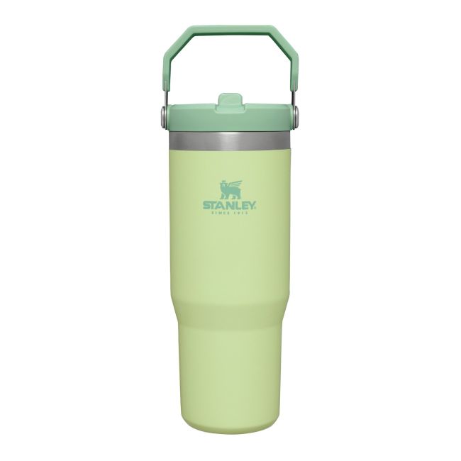 Stanley - termos tip sticla cu pai - Flip Straw Tumbler - Citron - 890 ml